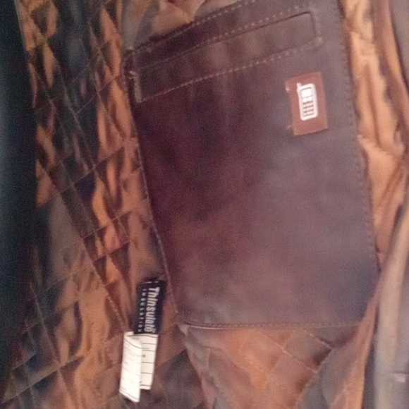 Danier | Men's  Dark Brown Leather Car Jacket - Picture 10 of 15